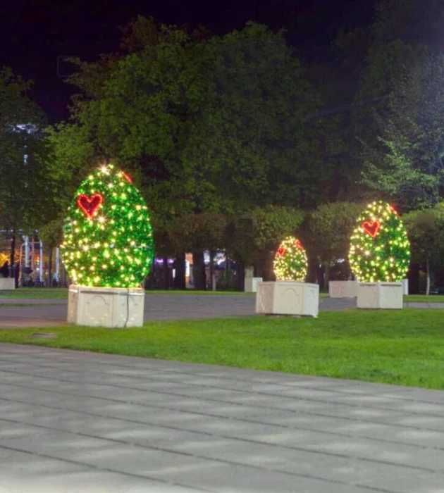 Ou luminos 1,5m, iluminat festiv Paste, decoratiune luminoasa Paste