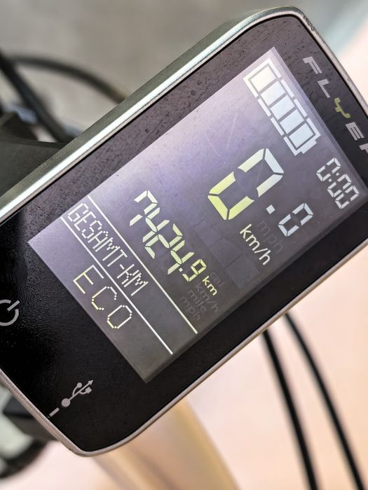 КАТО НОВ!! FLYER PANASONIC Електрически Велосипед 36V  540 wh