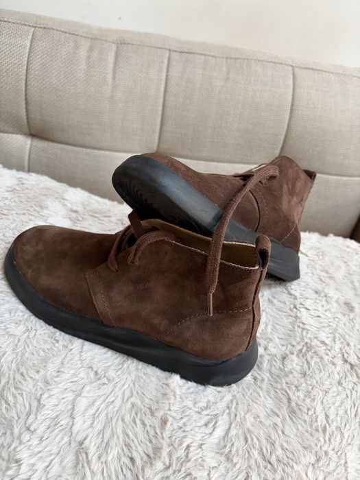 CLARKS × ZARA детски боти №36 – естествена кожа – кафяви, размер EU 36.