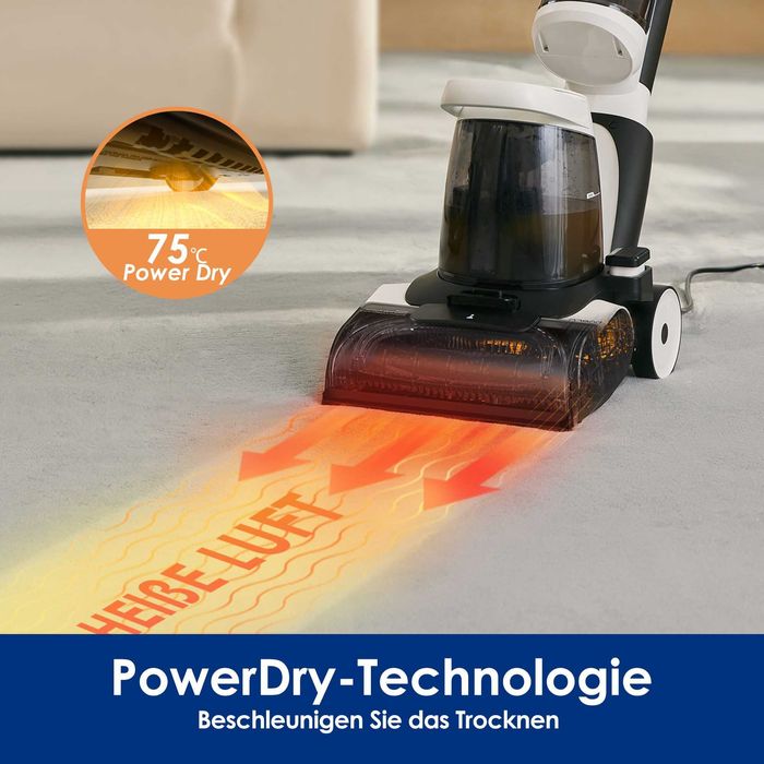 Aspirator de curățat covoare iCarpet, uscare puternică la 75°C, MS134