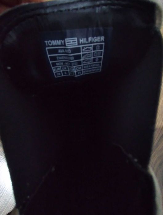 Ghete dama Tomy Hilfiger,piele naturala