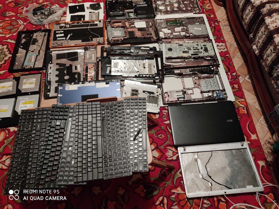 Запчасти для ноутбуков(плата, кулер)