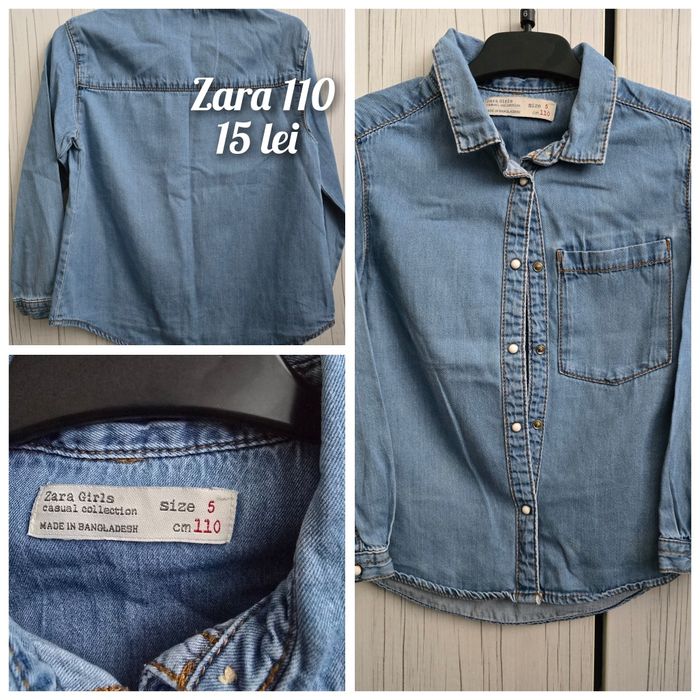 Cămașă, bluză,hanorac,polar zara  h&m,Trespass, adlo, 104-110, 110-116