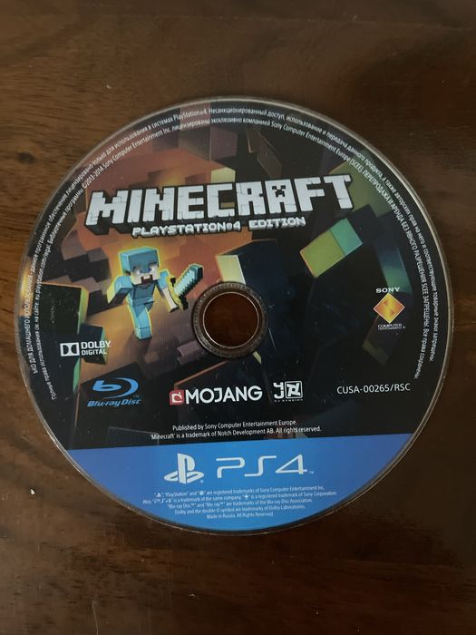 Игры для PS4 - minecraft, CoD:WW2, FIFA2017