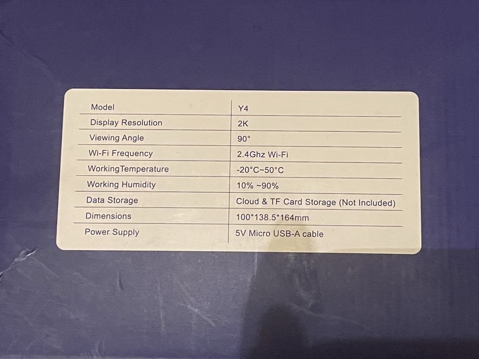 Cameră supraveghere  Galayou Y4 2k