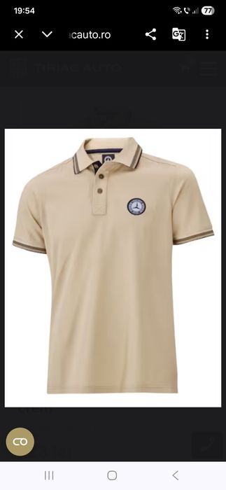 Tricou bărbați polo Mercedes Benz