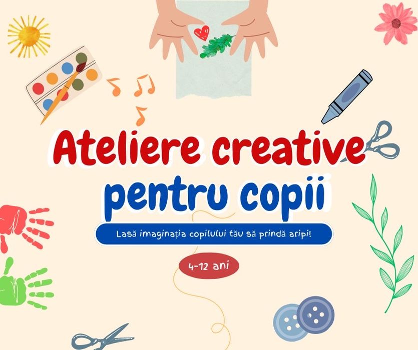 Atelierele Creative curs copii actorie dans pictat muzica