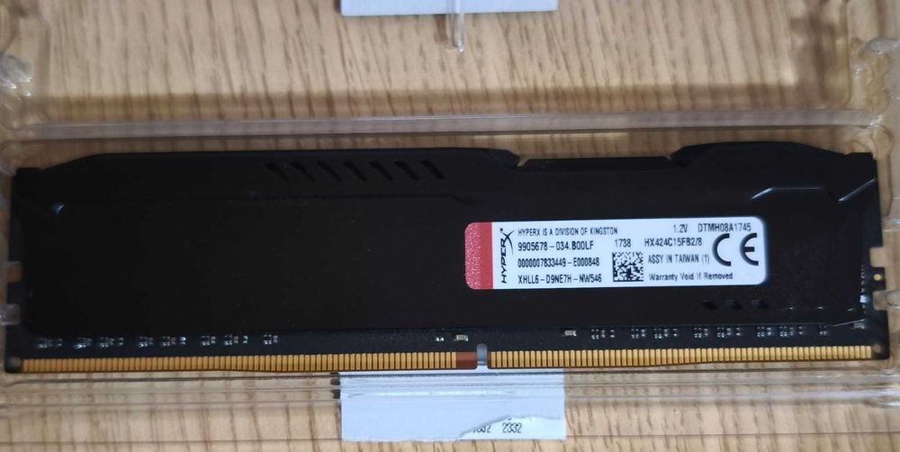 KINGSTON HyperX Fury 8GB DDR4, 2400MHz
