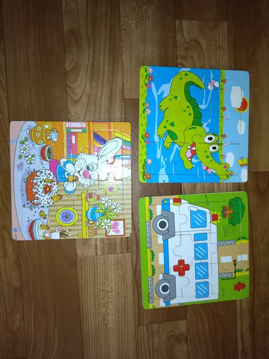 Продам пазлы деревянные