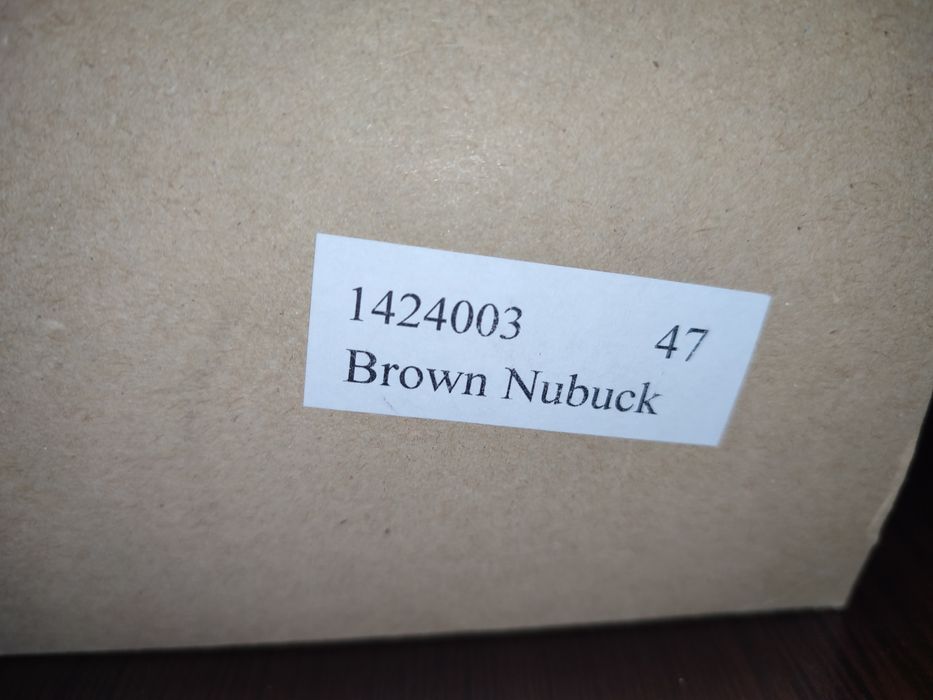 Сабо - кафява естествена кожа набук - Швеция - 47 номер