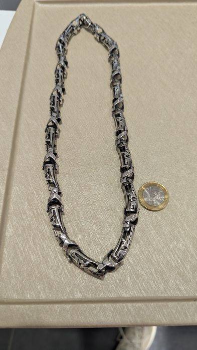 Мъжки сребърен синджир - Уникален