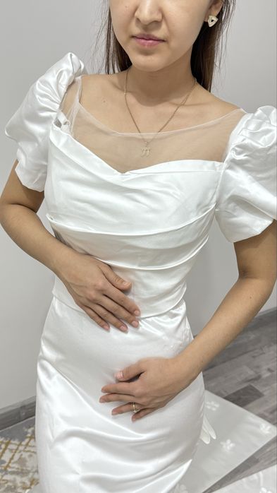 Свадебное белое платье