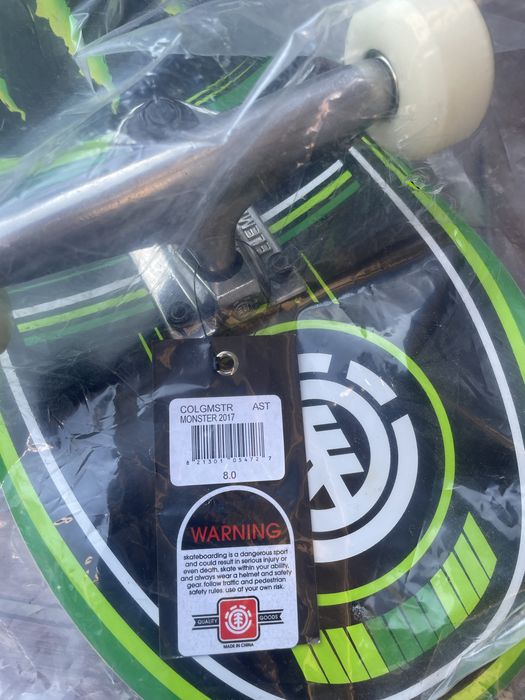 Skateboard complet ELEMENT 8.0 Monster Energy NOU