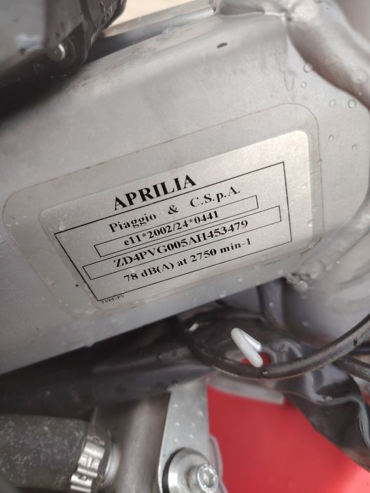 Aprilia sx 50 нов внос