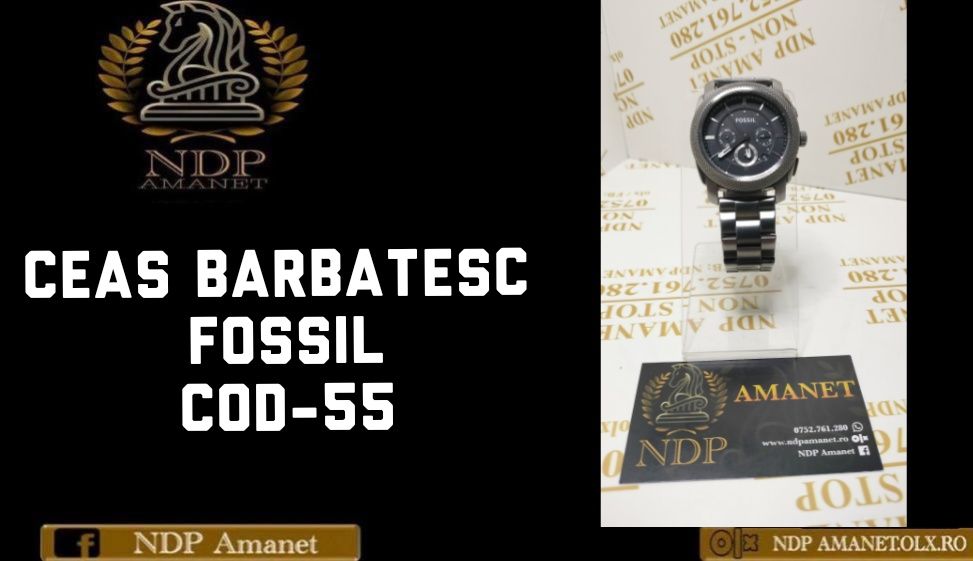 NDP Amanet Brăila Ceas Barbatesc Fossil (55)