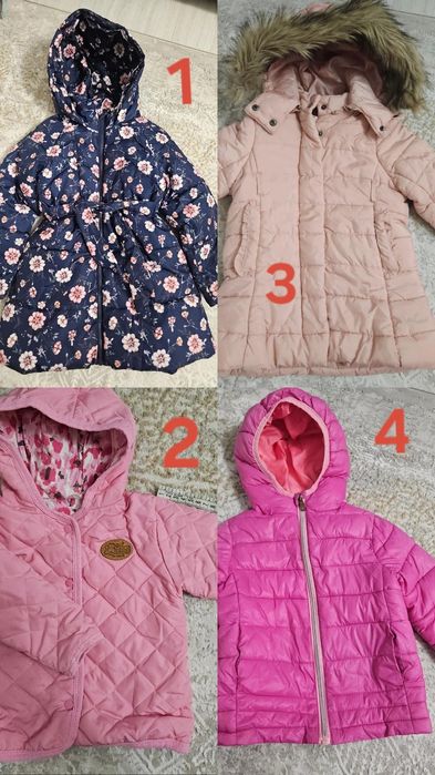 Продам демисезонные куртки для девочек