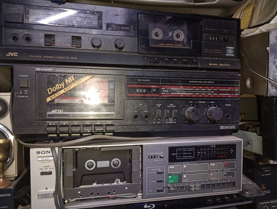 Casetofon deck sony.jvc.fisher .onkyo Kenwood