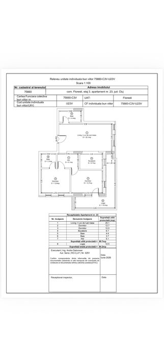 Apartamente noi pe strada Stejarului Floresti