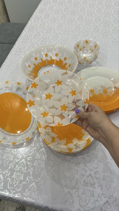 Посуда Luminarc желтый набор