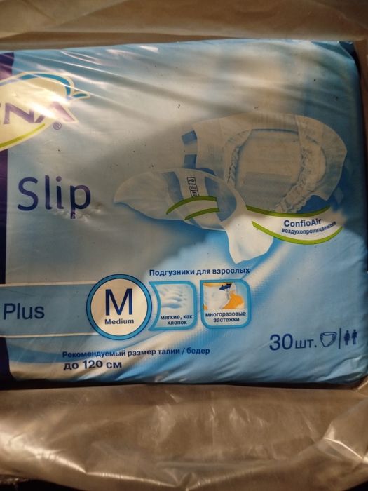Slip подгузники размер m