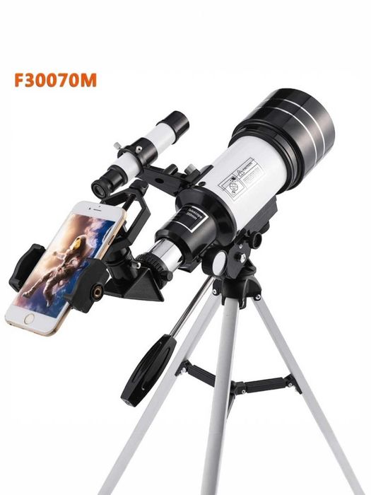 F30070 HD Astronomik Teleskop 150X kattalashtirish 70mm obyektiv