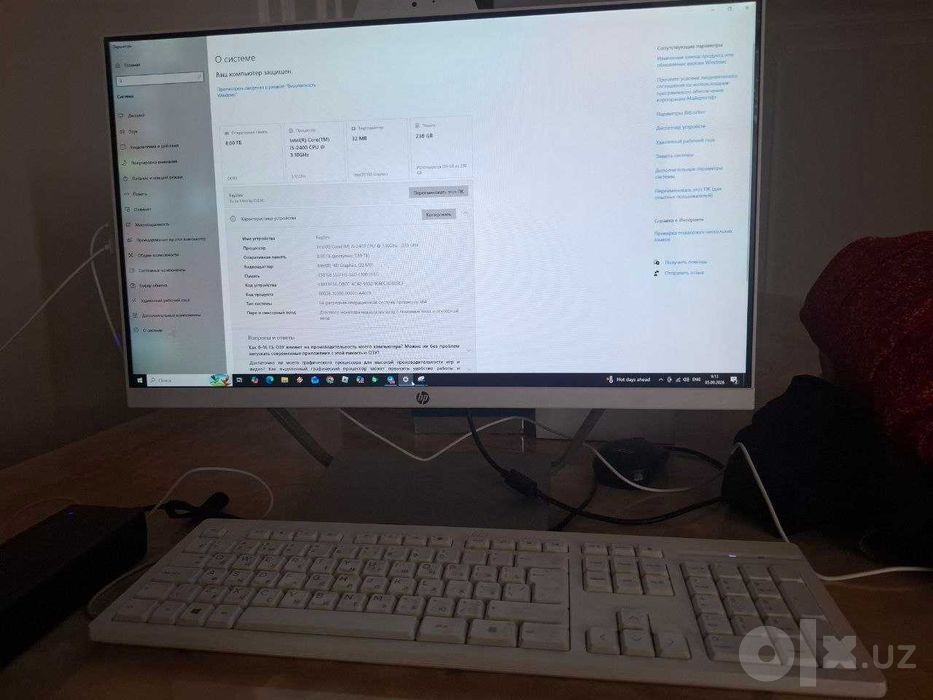 Продаю свой Компьютер моноблок 'HP core I5'   почти новая
