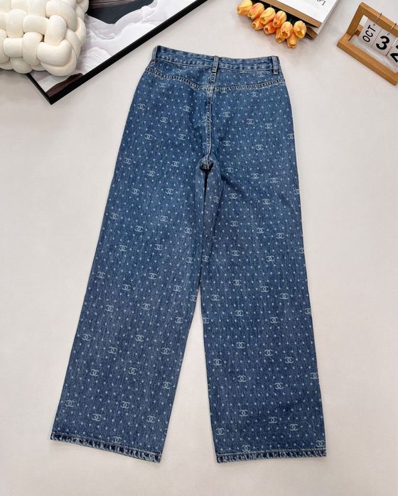 Blugi Chanel , calitate premium , pe comanda , noi , S