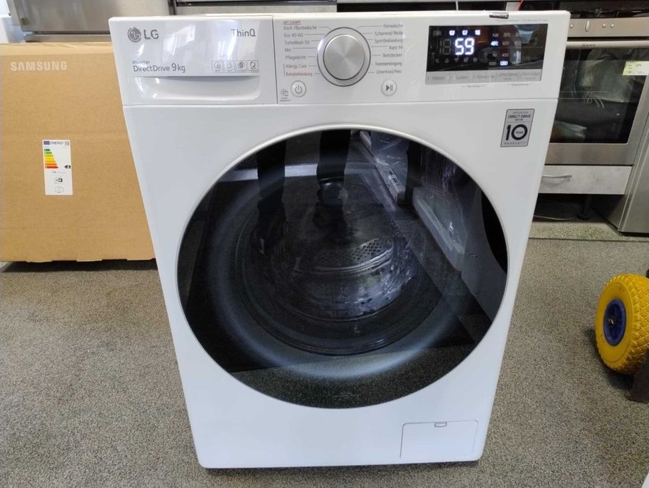 A+++ Инверторна Пералня машина LG-ЛГ 9 кг 1400 об/мин Direct Motion