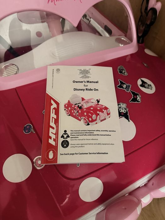 Masinuta electrica fetita Minnie mouse roz ca noua