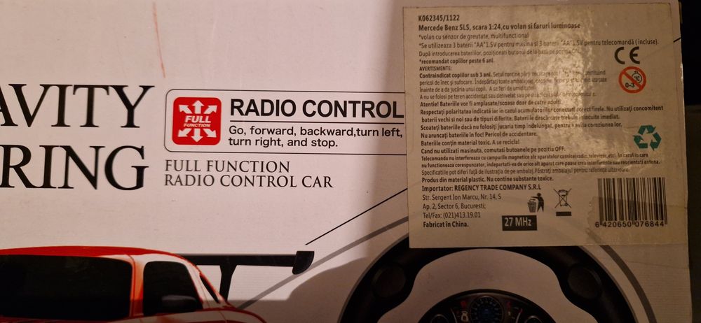 Masina cu telecomanda 6+