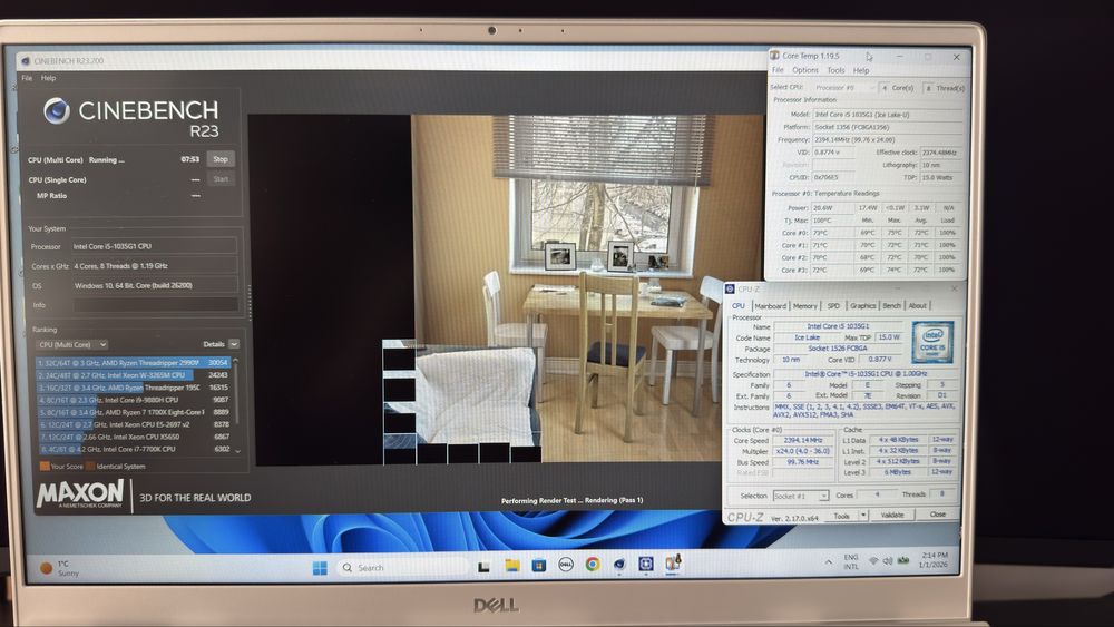 Dell Inspiron 15 5501 i5 10th gen ca nou