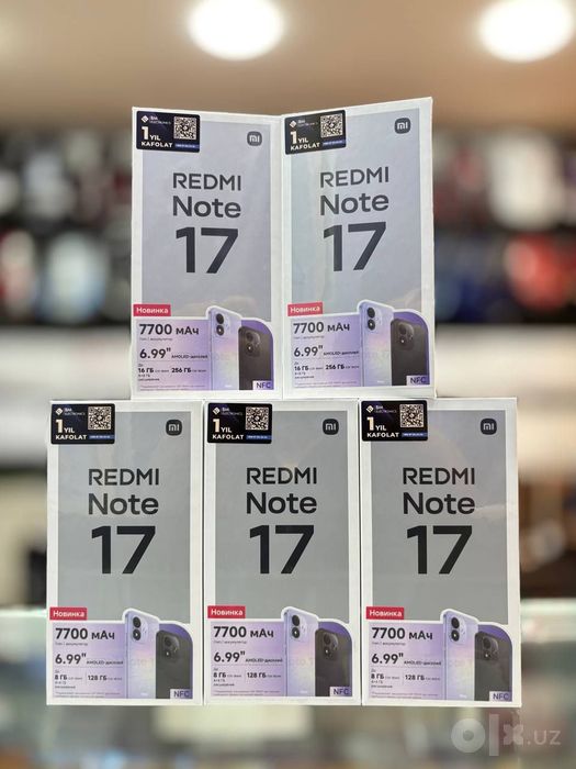 Redmi Note 17 Global 8/256Gb 4/128Gb