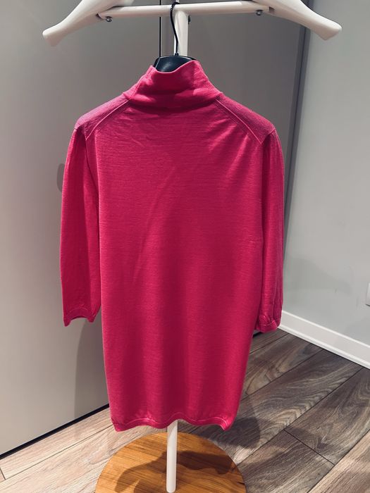 Max Mara блуза фино плетиво с вълна и кашмир в красив цвят