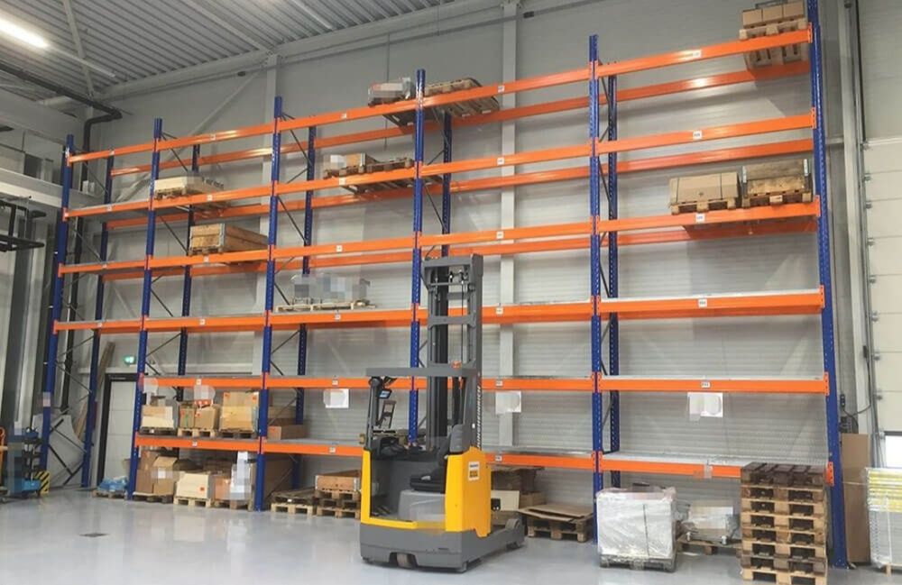 Rafturi metalice pentru depozitarea euro paleți 282x999
