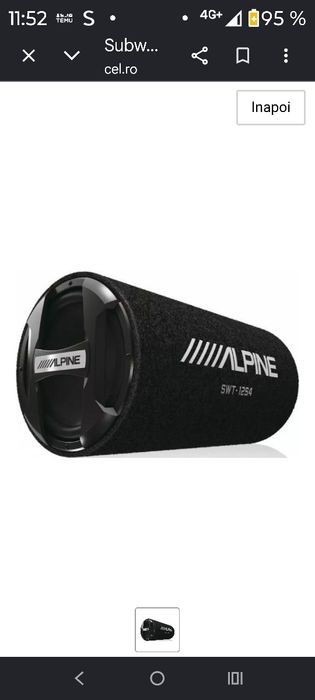 Pachet Bass Auto Complet Subwoofer