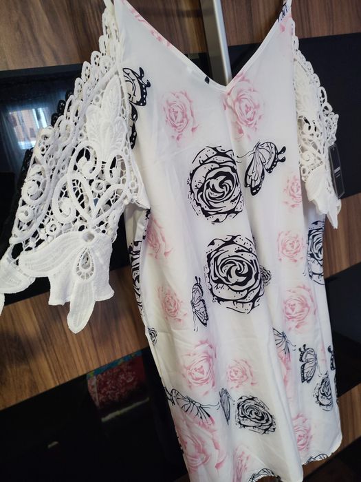 НОВА ефирна лятна рокля, размер 54