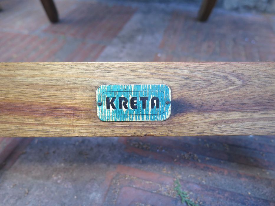 Тиково дърво-2бр.столове и маса-сгъваеми,Скандинавски дизаин