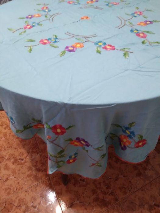 Карета( покривки ) на панама ,тюл и плат