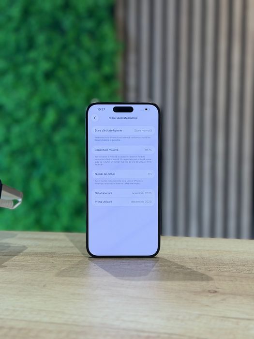 iPhone 16 Pro Max 256Gb Black/ Baterie98%/Garanție 15 luni @atsgsm.ro
