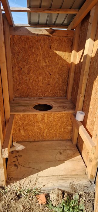 Toaleta wc/gradina santier