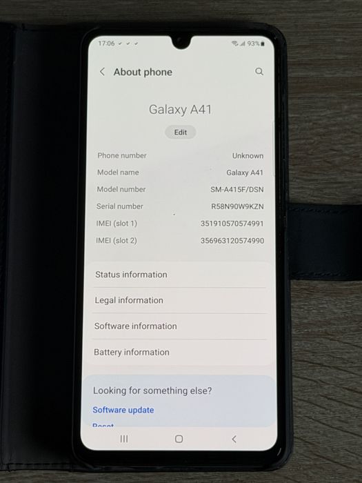 Samsung Galaxy A41  model SM-A415F/DSN 64Gb 4GB RAM ca nou