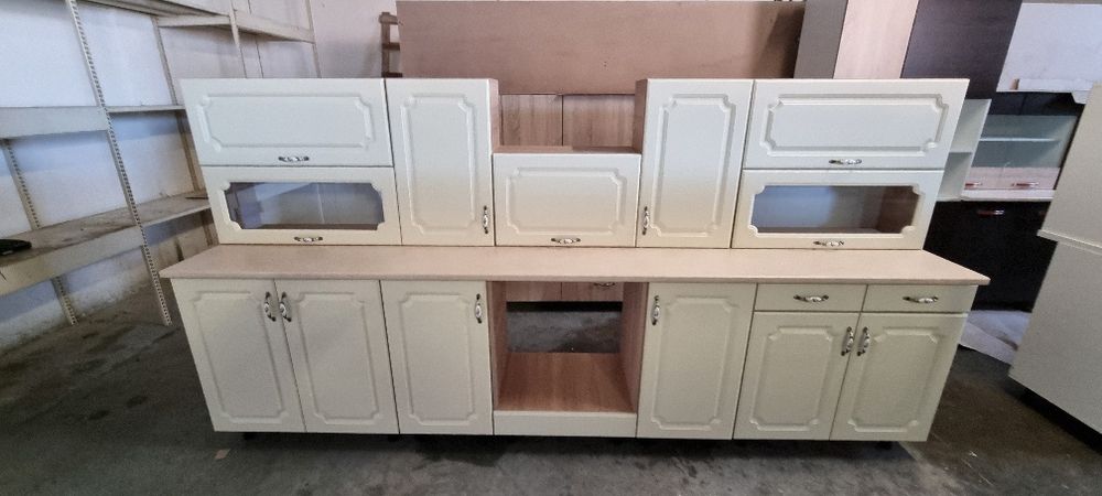 Mobila bucatarie modulara noua 3ml cu fronturi mdf