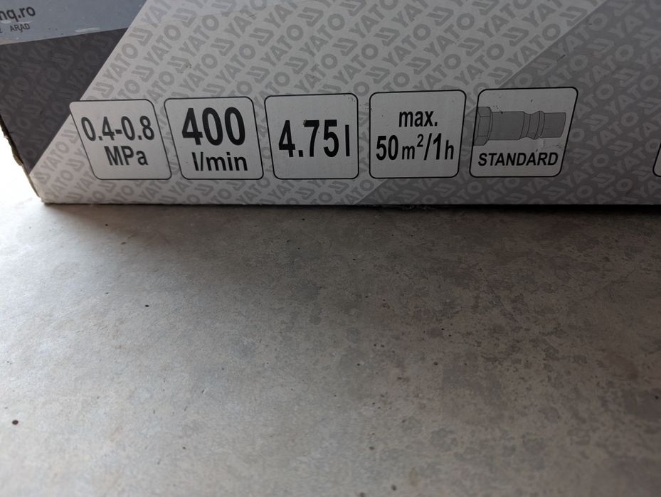 Pompa de tencuit yato