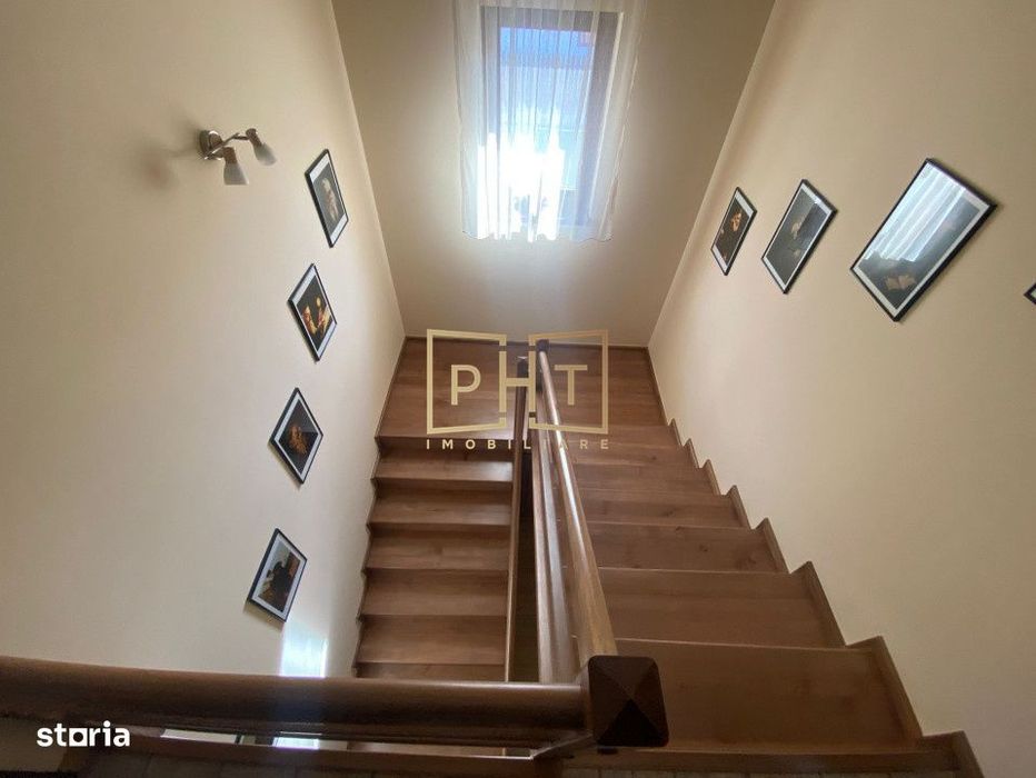 Casa cu 6 camere, 240 mp utili, 3 bai, curte 100 mp, panouri fotovolta