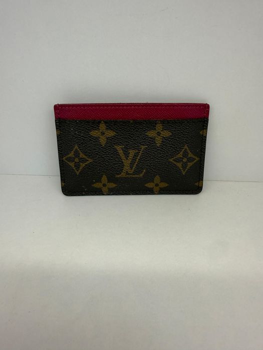 Louis Vuitton - Card Holder, Fuchsia, Monogram Canvas