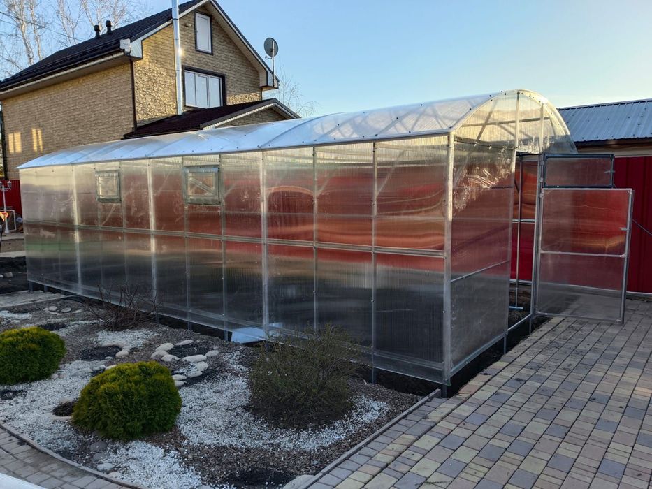 Сотовый поликарбонат для теплиц! 12м, 6м