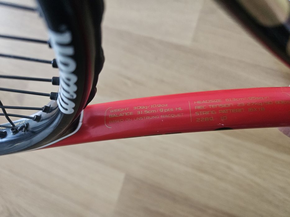 Wilson Six One 95 Stare buna 16x18 Maner 3