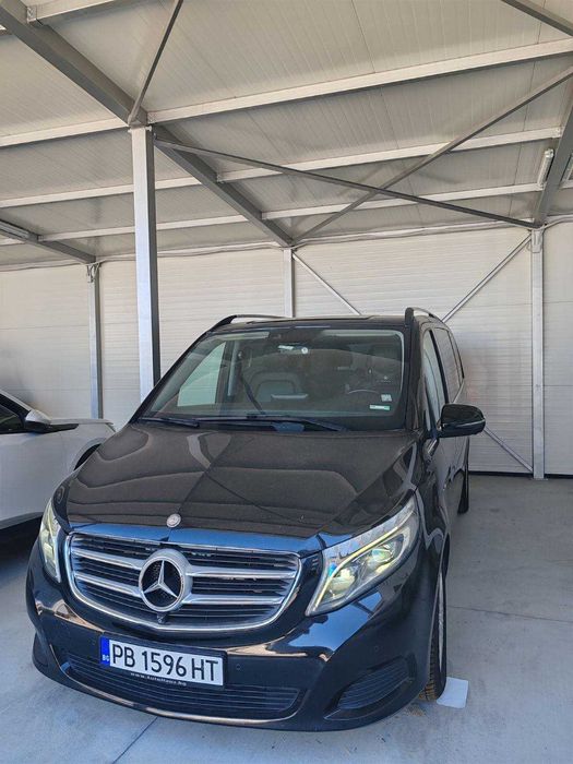 Пътнически бус под наем Mercedes V Class. Наем на 6+1 ван. Трансфери