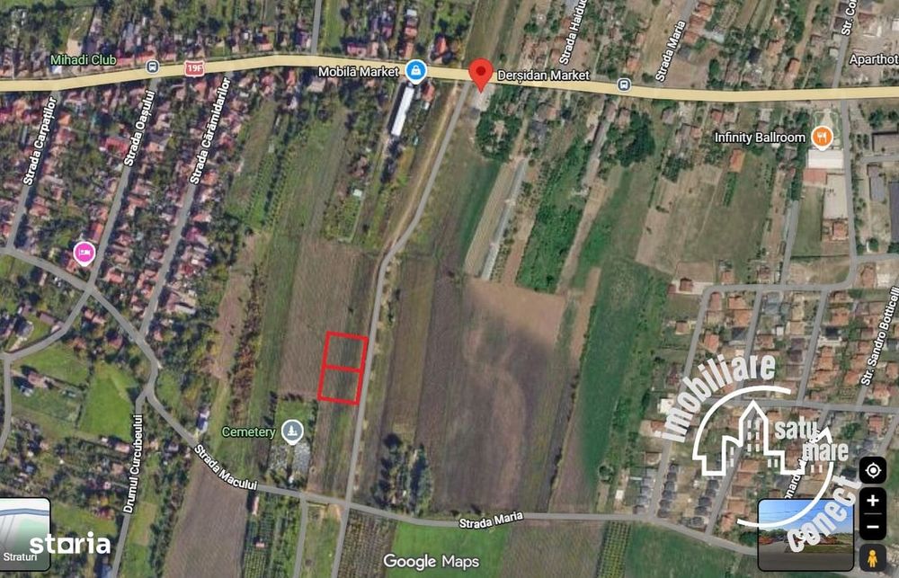 2 parcele teren intravilan | 408 mp | Strada cu Dersidanul (Odoreului)