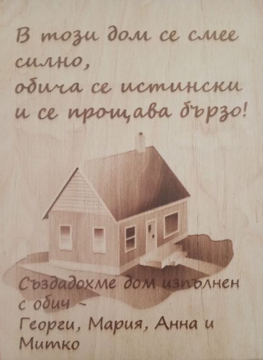 Портрети по снимка на дърво